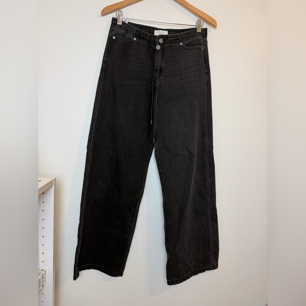 Habitual Charcoal Kira Wide Leg Jeans
